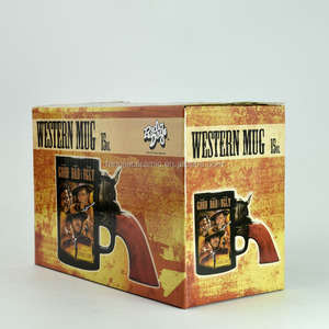 Venta al por mayor occidental diseño <span class=keywords><strong>personalizado</strong></span> <span class=keywords><strong>taza</strong></span> de café <span class=keywords><strong>con</strong></span> mango de la pistola - Product Image 6