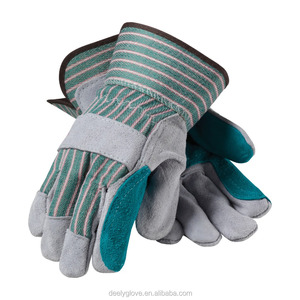 Cuffs shorts gardening gloves working buffalo leather - Product Image 5