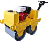 Compacteur manuel à asphalte, mini rouleau compresseur pour la vente