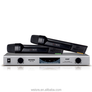 Micrô Không Dây Micro Cầm Tay Không Dây VHF Kênh Đôi Chuyên Nghiệp DM-2186 Hệ Thống Karaoke - Product Image 1