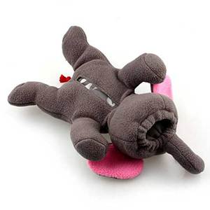 Cute Bunny Infants 'Biberón Cubierta Material polar con relleno de algodón PP Juguete de conejo de <span class=keywords><strong>peluche</strong></span> y portabotellas para mantener el calor - Product Image 5