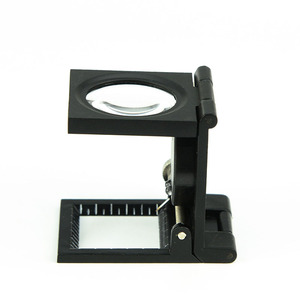 <span class=keywords><strong>10X</strong></span> Linnen Test Draad Tellen Loepen Vouwen Vergrootglas Metalen Optische Glas Linnen <span class=keywords><strong>Tester</strong></span> TH9005A - Product Image 1