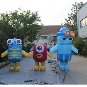 Inflatable cute weird creature cartoon mascot costume for parade decoration ST1106