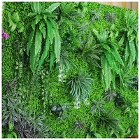 V-3019 Indoor Outdoor Dekoration Künstliche Pflanze Gras Wand Blumen wand