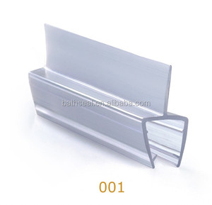 Material de silicona estilo baño, tira de sello de PVC para <span class=keywords><strong>el</strong></span> vidrio inferior - Product Image 1