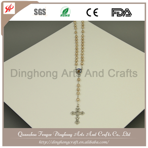 Pas cher bois <span class=keywords><strong>grain</strong></span> de chapelet, Chapelet <span class=keywords><strong>collier</strong></span> Christian Bracelets gros - Product Image 1
