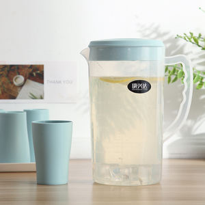 <span class=keywords><strong>Pichet</strong></span> en PP de 2200 ml avec couvercle sans BPA, idéal pour le thé, les jus et les boissons glacées, pour la maison et la restauration – Ensemble de carafes à eau en <span class=keywords><strong>plastique</strong></span> – Vente en gros usine - Product Image 6