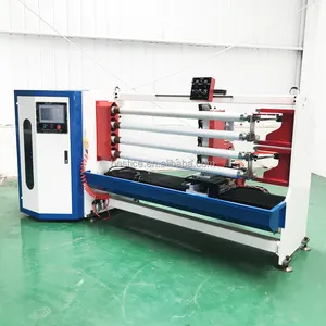 High production automatic duct adhesive tape cutting slitting machine