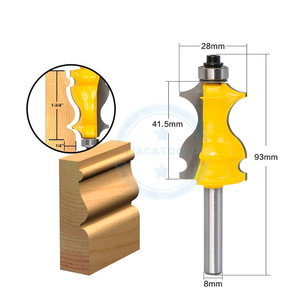 L-N158 1 Cái Mũi Phay Tạo Khuôn Kiến Trúc Dao Cắt Đường Chuôi <span class=keywords><strong>8Mm</strong></span> Dao Cắt Gỗ Mộng Cắt Cho Dụng Cụ Chế Biến Gỗ - Product Image 1