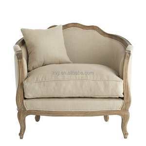 KVJ-7620-1 Divano Antico in Stile Europeo a <span class=keywords><strong>Due</strong></span> Posti in Legno Massello - Product Image 5