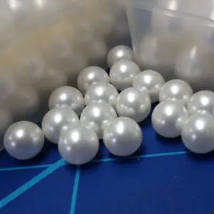 Factory direct wholesale 3mm to 20mm artificial ABS plastic white pearl beads without hole