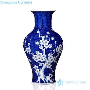 Florero de porcelana con patrón de flor de ciruelo en Jingdezhen, azul y blanco, precio barato, B/C/D/E/F/G/H, en color azul y blanco - Product Image 5