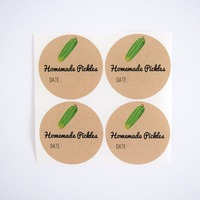 Étiquettes adhésives personnalisées thank you en rouleau, autocollant adhésif marron, en papier kraft, personnalisé, forme moulée, 45 pièces