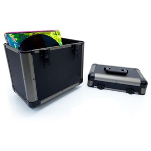 Aluminium 12 "Vinyl Record Carry Storage <span class=keywords><strong>Case</strong></span> <span class=keywords><strong>Lp</strong></span> Transport Box Houdt 60 Albums Custom Aluminium Gevallen - Product Image 6