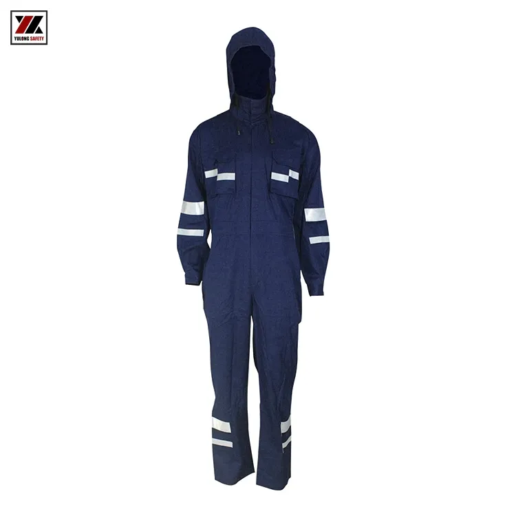 Durable Industrial Unisex Electrical Safety Work Clothing With Reflective Tape