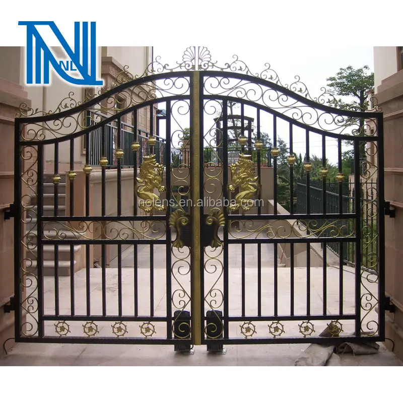 Latest fashion Good looking indian house main gate designs colors wrought iron gate