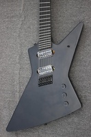 7 String EX Fanned Fret Multi Scale Electric Guitar Neck Through Body with Ebony Fretboard