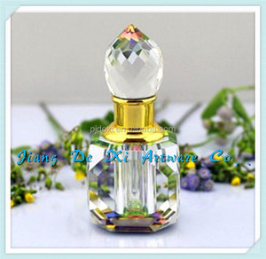 Meilleure vente, bouteille de <span class=keywords><strong>parfum</strong></span> en cristal de 10ml pour le corps, bouteille <span class=keywords><strong>d</strong></span>'huile essentielle en verre, bouteilles attar - Product Image 4