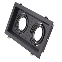 Conception Simple MR16 Logement en Aluminium de Lampe de Spot Encastrable Cadre Léger