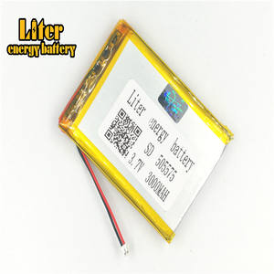 Plug 1.25-<span class=keywords><strong>2</strong></span> P 3.7 V 505575 mah 3000 lithium polymer lipo rechargeable battery li ion Solar lithium battery with PCM - Product Image 1