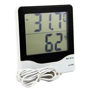 室温潮湿数字温度计湿度计，C/F max/min memory热，热仪