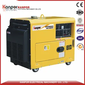 KANPOR AC Trifásico Insonorizadas 2.8kw/3kw pequeña refrigerado por aire generador diesel 3kva con precio