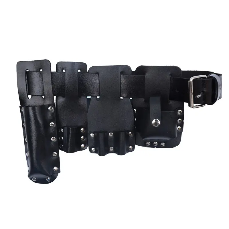 Leather tool belt set tool bag for scaffolding usage