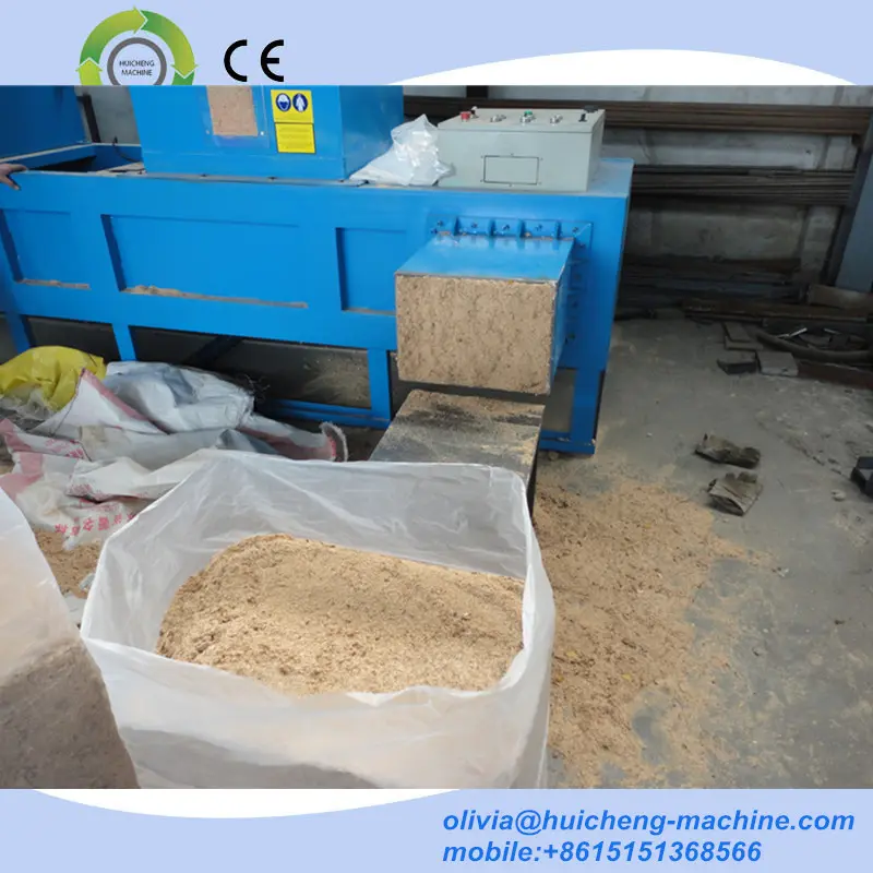 Professional manufacture baling and bagging machines for peanut shell