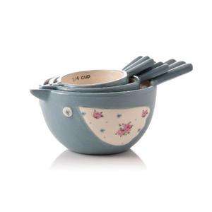 Promotional Rose Printed Bird Home Kitchen <strong>Baking</strong> Ceramic <strong>Measuring</strong> <strong>Cup</strong> - Product Image 1