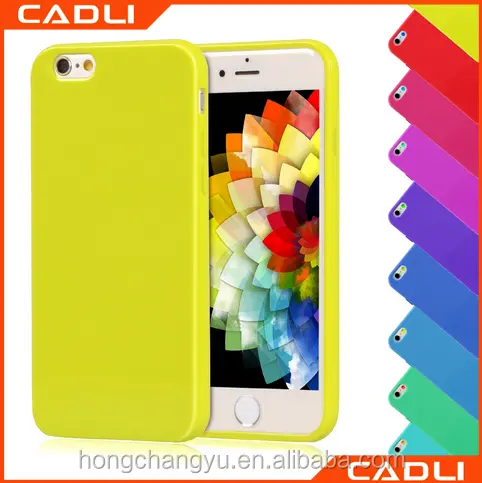 Fonte da fábrica de doce cor de borracha de silicone tpu caso de telefone celular para o iphone 5 5S SE