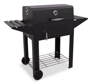 Ghisa barbecue del carbone <span class=keywords><strong>di</strong></span> legna barbecue con regolazione fuoco griglia& trolly carrello per esterna attrezzature da cucina - Product Image 1