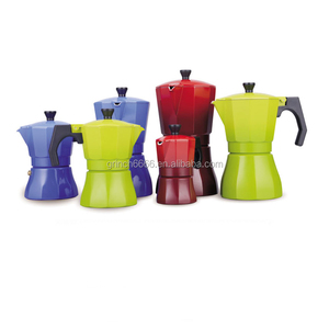 Oem màu đen nhôm cà phê Espresso sản xuất Moka nồi Moka kahve - Product Image 6