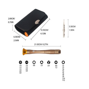 Unionpromo 25 1皮套迷你精密螺丝刀工具套装工业级铬磁钢电动修理用途 - Product Image 3