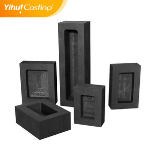 1000g graphite <strong>ingot</strong> <strong>mold</strong> for gold bar and silver bar making , size can be customized - Product Image 1