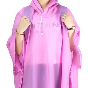 Poncho de <span class=keywords><strong>Pluie</strong></span> Imperméable PEVA Pliable et Réutilisable, Diverses Couleurs, Unisexe Hommes Femmes, Longue Cape de <span class=keywords><strong>Pluie</strong></span> - Product Image 1