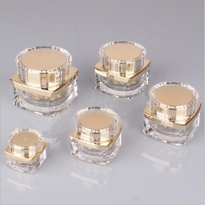 5G 10G <span class=keywords><strong>15G</strong></span> 20G 30G 50G Vuông Nhựa Acrylic Container Hộp <span class=keywords><strong>Jar</strong></span> Cho Trang Điểm Mắt Bóng Móng Tay Bột Đóng Gói - Product Image 1