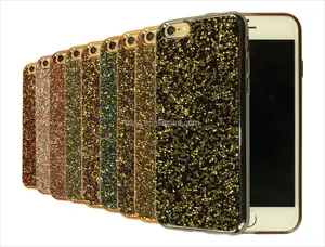 Fabrica na albânia para iPhones Da Apple Compatível Marca Glitter caso do diamante para o iphone 6 S caso