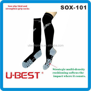 Calcetines de Fútbol U-BEST Hasta la Rodilla, Color Sólido, Transpirables, de Spandex y Poliéster, Unisex para Adultos - Product Image 3