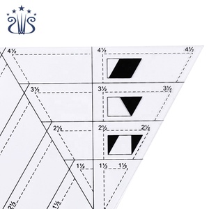 Herramientas manuales multifuncionales de alta calidad para coser, <span class=keywords><strong>regla</strong></span> acrílica trapezoidal DIY - Product Image 5