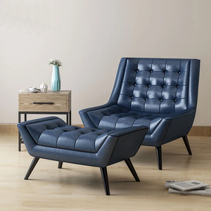 Ev oturma odası Modern koltuk tek kişilik kanepe sandalyeler boş sandalye katı ahşap çerçeve ahşap çerçeve ev mobilya - Product Image 1