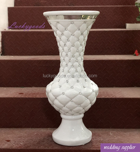 Vase à fleurs décoratif pour table de restaurant LG20170920-5, grand vase en fibre de verre de 127 cm, blanc, pots, jardinière, panier à fleurs, bac à fleurs, pergola - Product Image 3