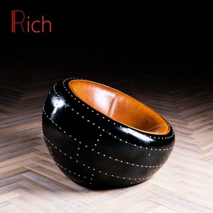 Living Room Decoration Leisure <strong>Chair</strong> Leather <strong>Pod</strong> Ball <strong>Chair</strong> - Product Image 2