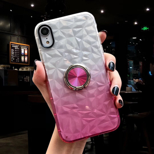 Per <span class=keywords><strong>iPhone</strong></span> 14 13 XR <span class=keywords><strong>XS</strong></span> X Max smartphone custodia con <span class=keywords><strong>Cover</strong></span> posteriore per telefono con diamanti morbidi con supporto ad anello - Product Image 4