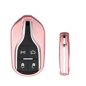 CHSKY Car Styling Soft TPU Material Car Key Case For Maserati Car key Case For Maserati Smart Remote Key Case Shell