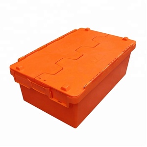 Contenedor Apilable de Plástico QS para Logística, Almacenamiento y Mudanza, con Tapa - Product Image 2
