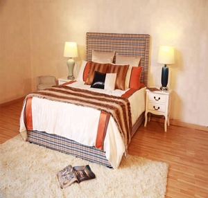 Precio de fábrica <span class=keywords><strong>el</strong></span> último diseño <span class=keywords><strong>hotel</strong></span> apartamento cama de tela moderna - Product Image 2