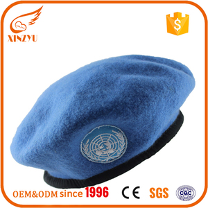 2018 الجملة الرخيصة 100% الصوف الأسود/قبعات حمراء للرجل - Product Image 6