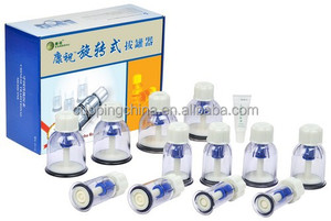 <span class=keywords><strong>Kangzhu</strong></span> Vakuumdrehfilter schröpfen set-12 tassen schröpfen physikalische therapie schröpfen massagegeräte - Product Image 2
