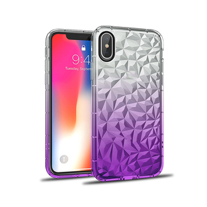 Progressive couleur diamant tpu motif cas de téléphone pour apple <span class=keywords><strong>iPhone</strong></span> <span class=keywords><strong>X10</strong></span> - Product Image 1