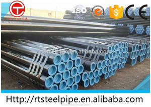 Tubo de acero de carbono a negro pintado Biselado/Plano extremos Tapa de plástico a ambos lados API - Product Image 6